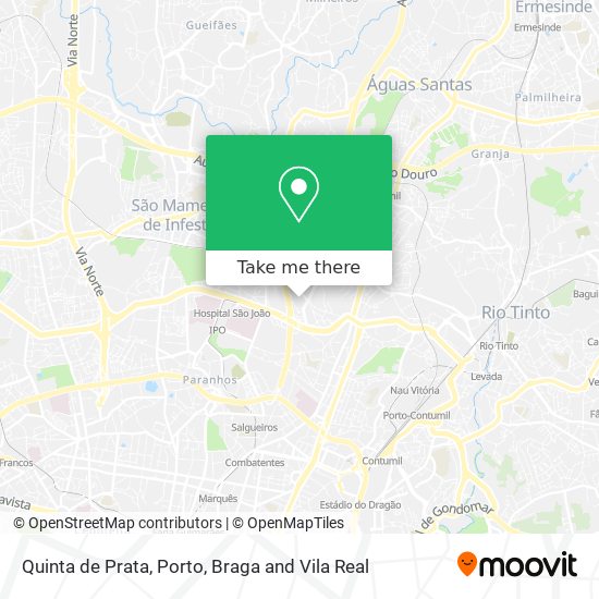 Quinta de Prata map