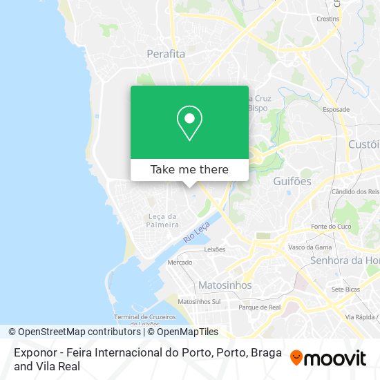 Exponor - Feira Internacional do Porto map