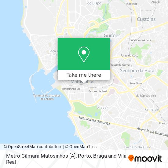 Metro Câmara Matosinhos [A] map