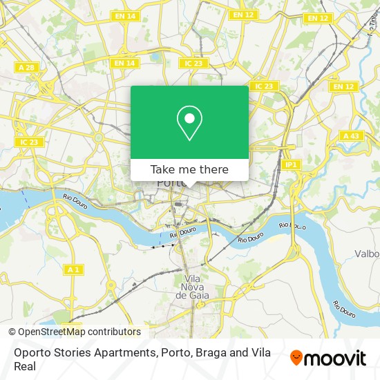 Oporto Stories Apartments map