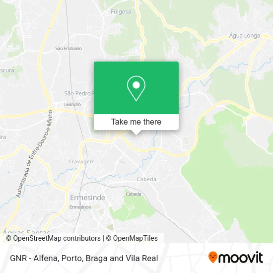 GNR - Alfena mapa