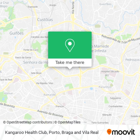 Kangaroo Health Club map
