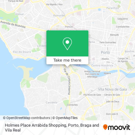 Holmes Place Arrábida Shopping mapa