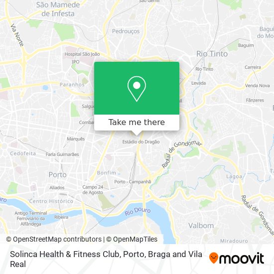 Solinca Health & Fitness Club map