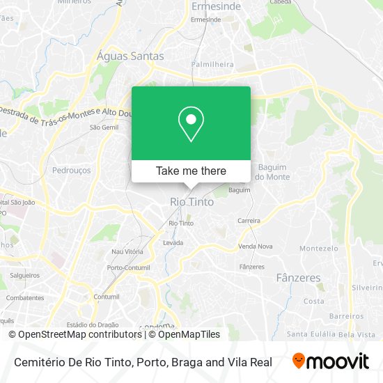 Cemitério De Rio Tinto map