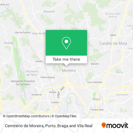 Cemitério de Moreira map