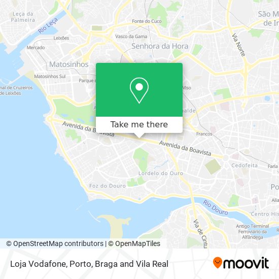 Loja Vodafone map