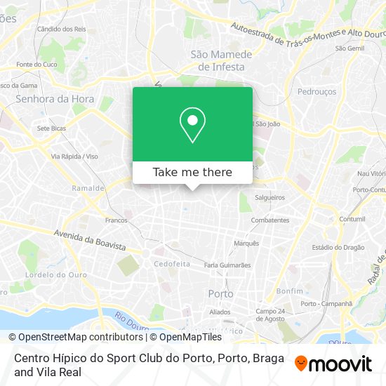 Centro Hípico do Sport Club do Porto map