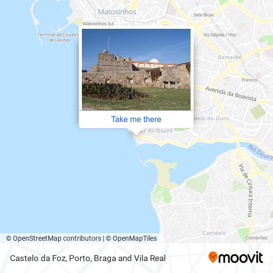 Castelo da Foz map