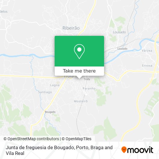 Junta de freguesia de Bougado map