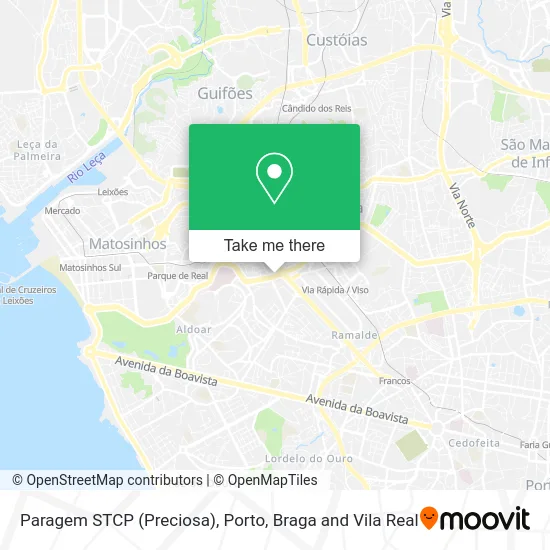 Paragem STCP (Preciosa) map