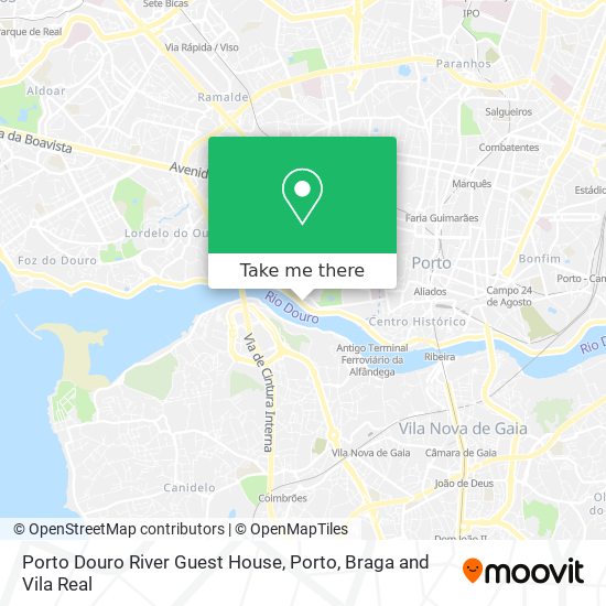 Porto Douro River Guest House map