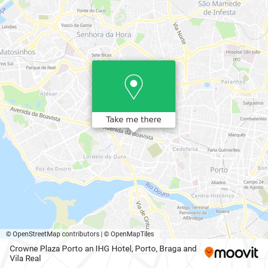 Crowne Plaza Porto an IHG Hotel map