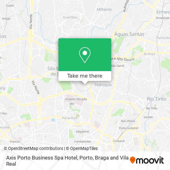 Axis Porto Business Spa Hotel map