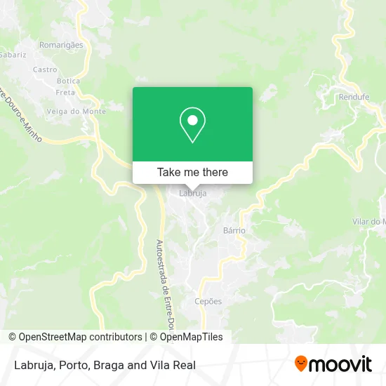 Labruja map