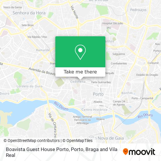 Boavista Guest House Porto map