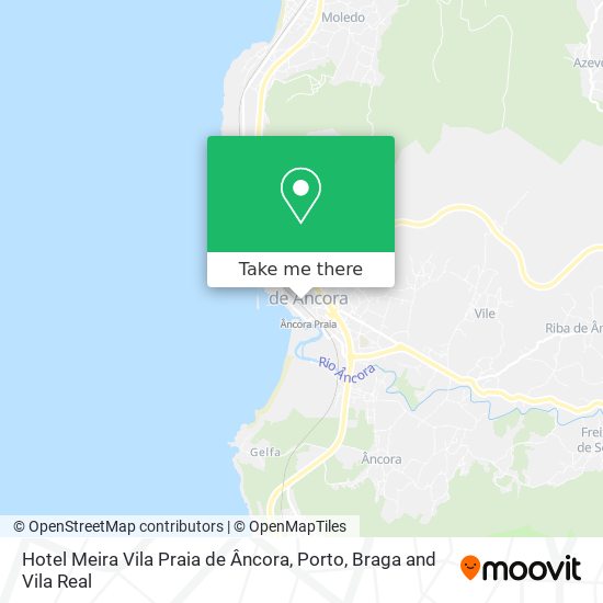 Hotel Meira Vila Praia de Âncora map
