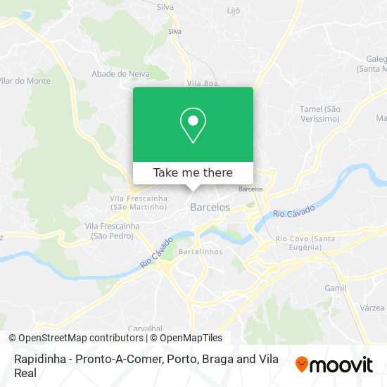 Rapidinha - Pronto-A-Comer map