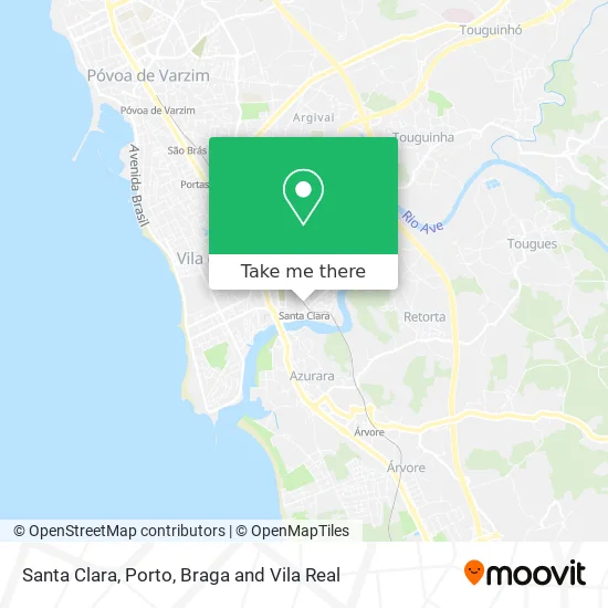 Santa Clara map