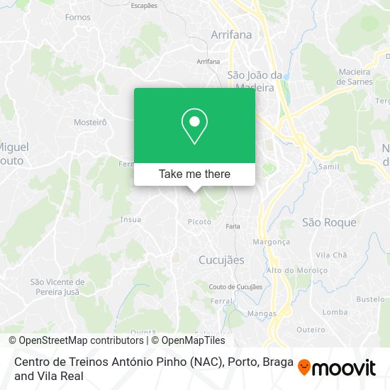 Centro de Treinos António Pinho (NAC) map