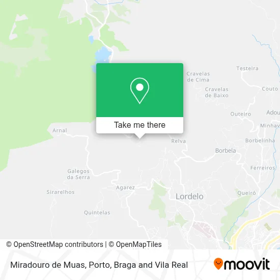 Miradouro de Muas map