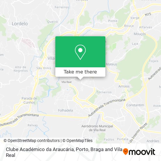 Clube Académico da Araucária map