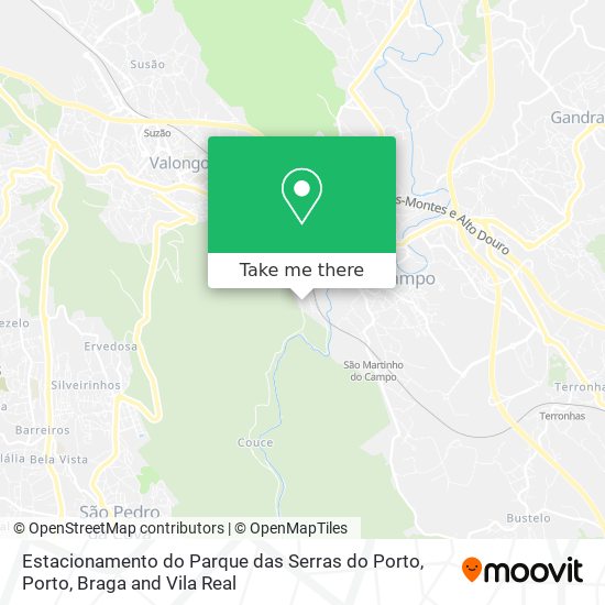 Estacionamento do Parque das Serras do Porto map