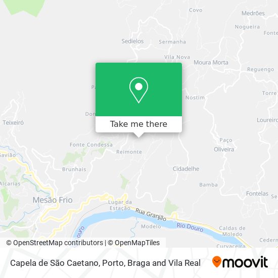 Capela de São Caetano map