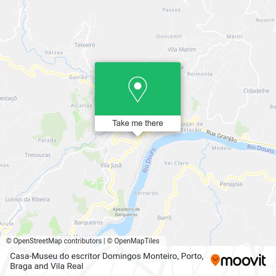 Casa-Museu do escritor Domingos Monteiro map