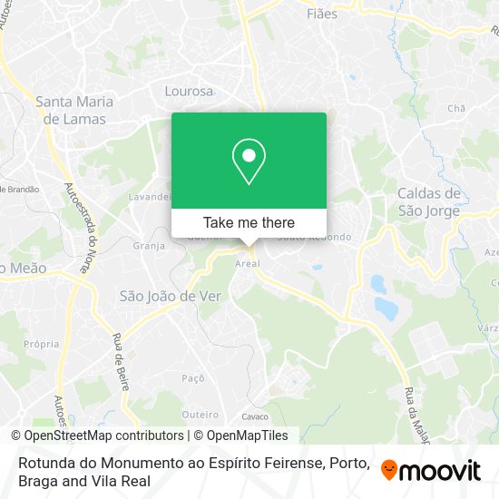 Rotunda do Monumento ao Espírito Feirense mapa
