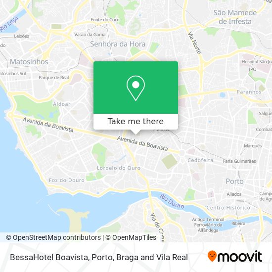 BessaHotel Boavista map
