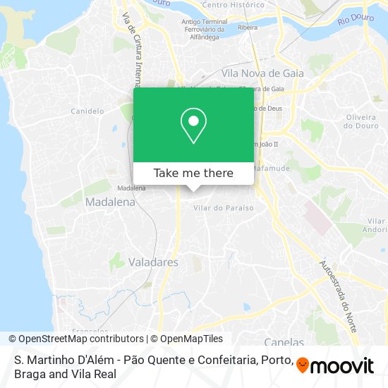 S. Martinho D'Além - Pão Quente e Confeitaria map
