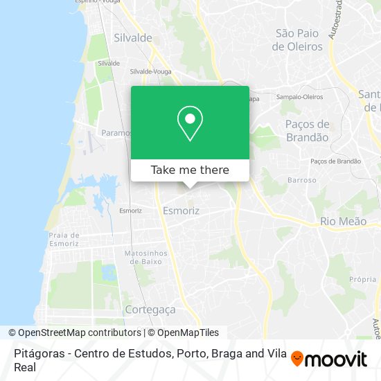 Pitágoras - Centro de Estudos map