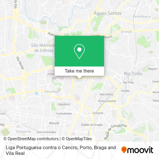 Liga Portuguesa contra o Cancro map