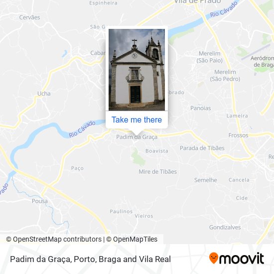 Padim da Graça map