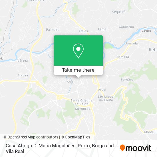 Casa Abrigo D. Maria Magalhães mapa