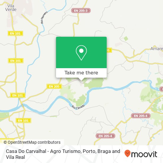 Casa Do Carvalhal - Agro Turismo map