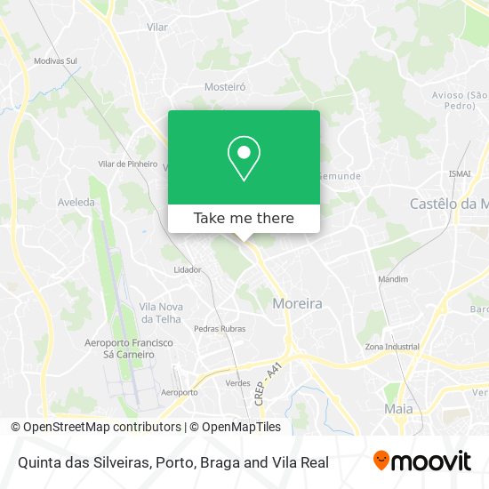 Quinta das Silveiras map