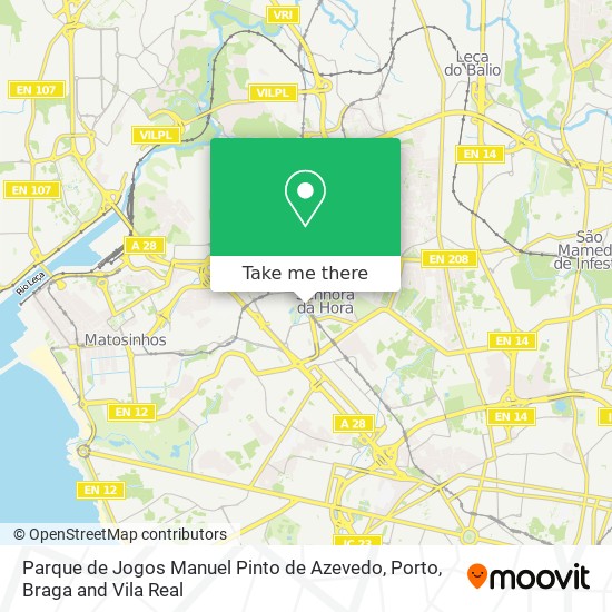 Parque de Jogos Manuel Pinto de Azevedo map