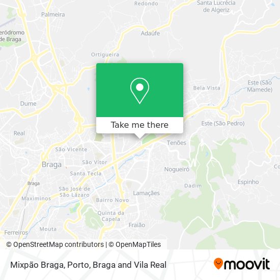 Mixpão Braga map