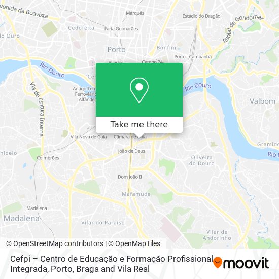 Cefpi – Centro de Educação e Formação Profissional Integrada map