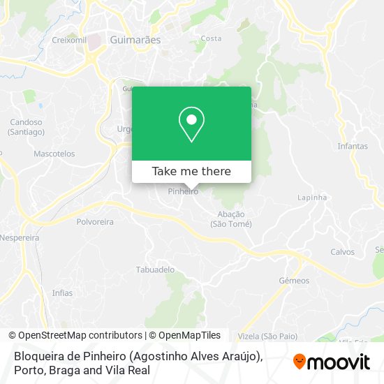 Bloqueira de Pinheiro (Agostinho Alves Araújo) map