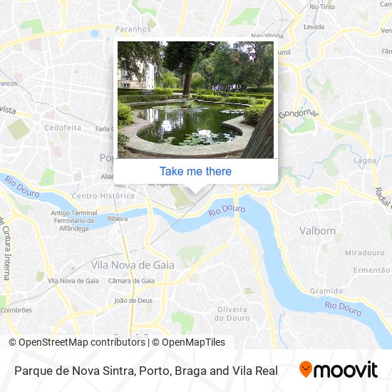 Parque de Nova Sintra map