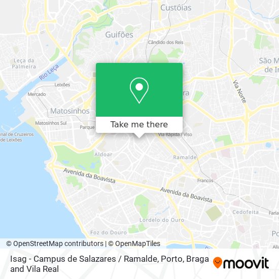 Isag - Campus de Salazares / Ramalde map