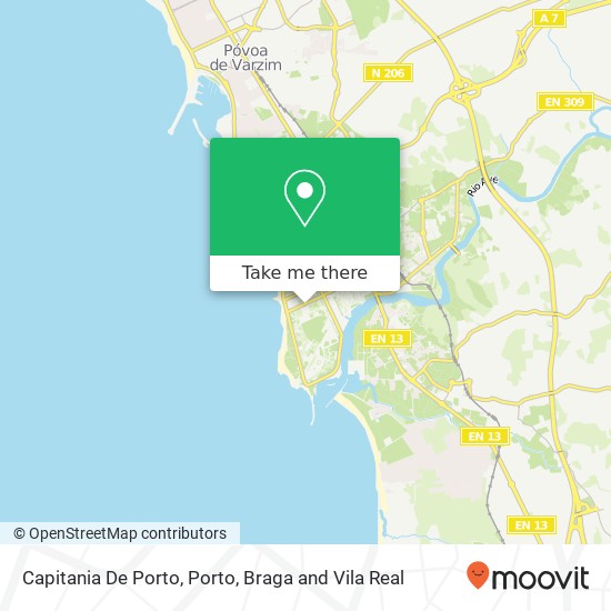 Capitania De Porto map