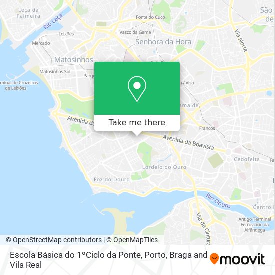 Escola Básica do 1ºCiclo da Ponte map