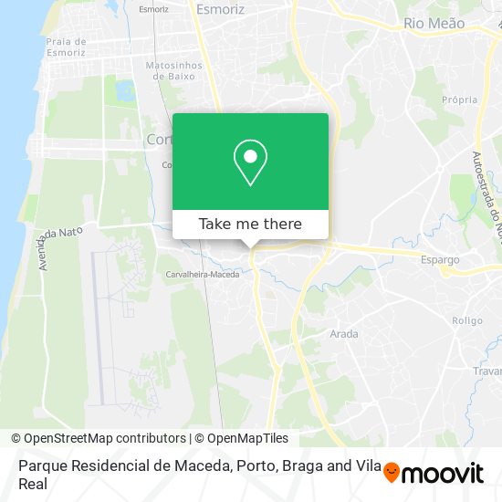 Parque Residencial de Maceda map