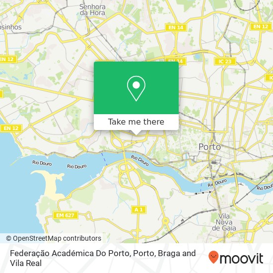 Federação Académica Do Porto map
