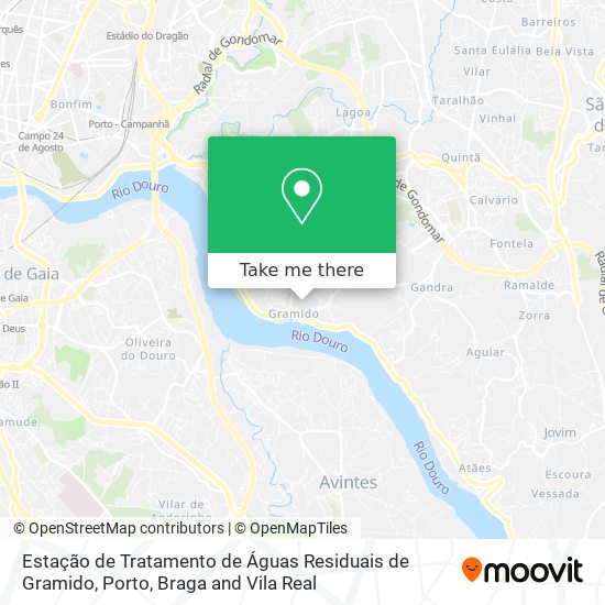 Estação de Tratamento de Águas Residuais de Gramido map