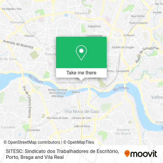 SITESC: Sindicato dos Trabalhadores de Escritório map